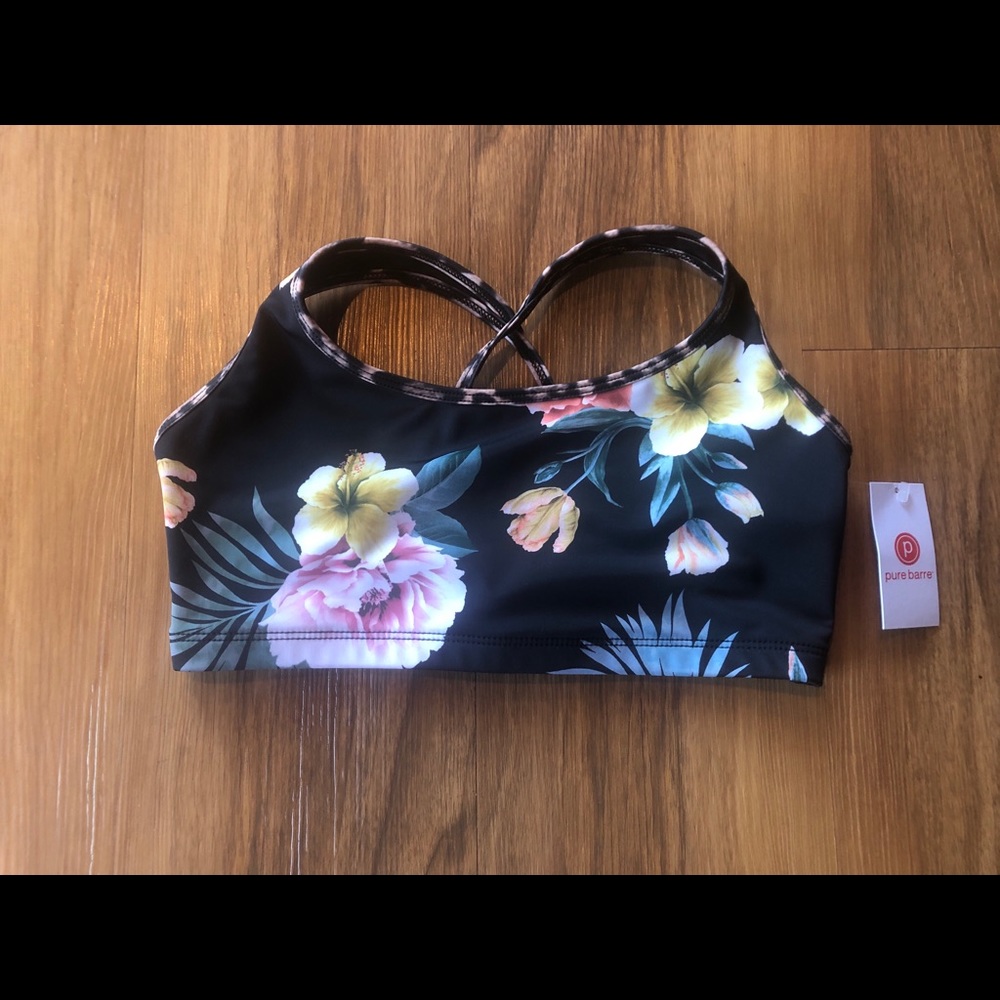 Fun Floral Sports Bra